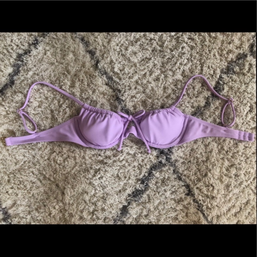 Lavender bikini top